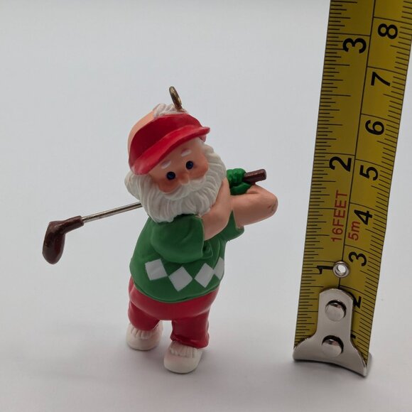 Hallmark Keepsake On the Links 1989, Santa Golf Vintage Christmas Ornament - Picture 10 of 11
